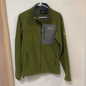 Mountain Hardwear Mens Airmesh Waffle Knit Zip Up Fleece Athletic Jacket